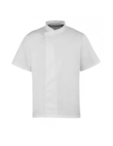P-PR668-‘CULINARY’ CHEF’S SHORT SLEEVE PULL ON TUNIC